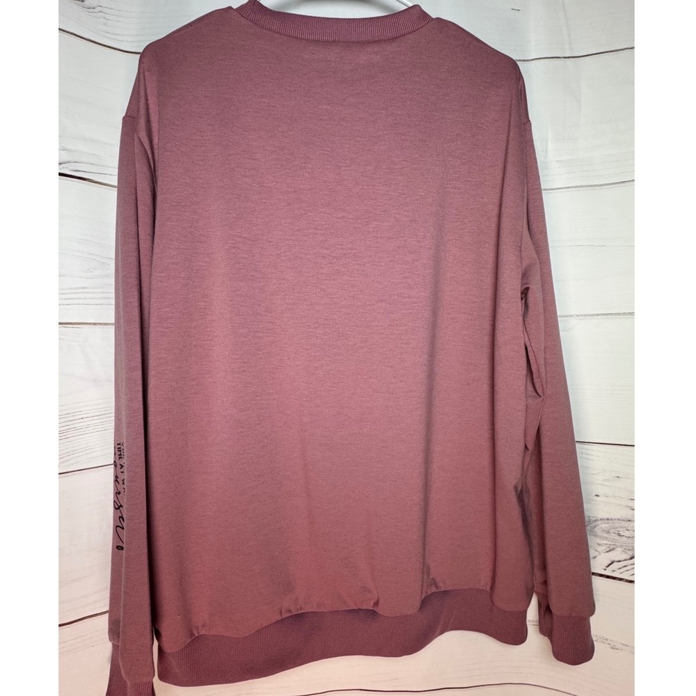 Mauve Inspiration Quoted Long Sleeve / Sku0093 - Picture 7 of 8